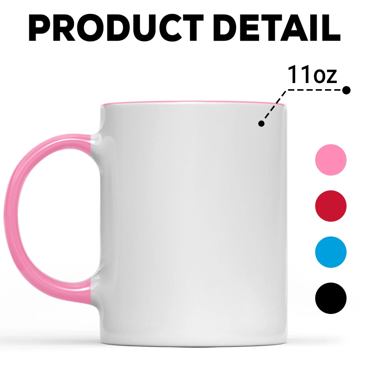 Friendship Is Endless - Personalized Custom Accent Mug - Image 5