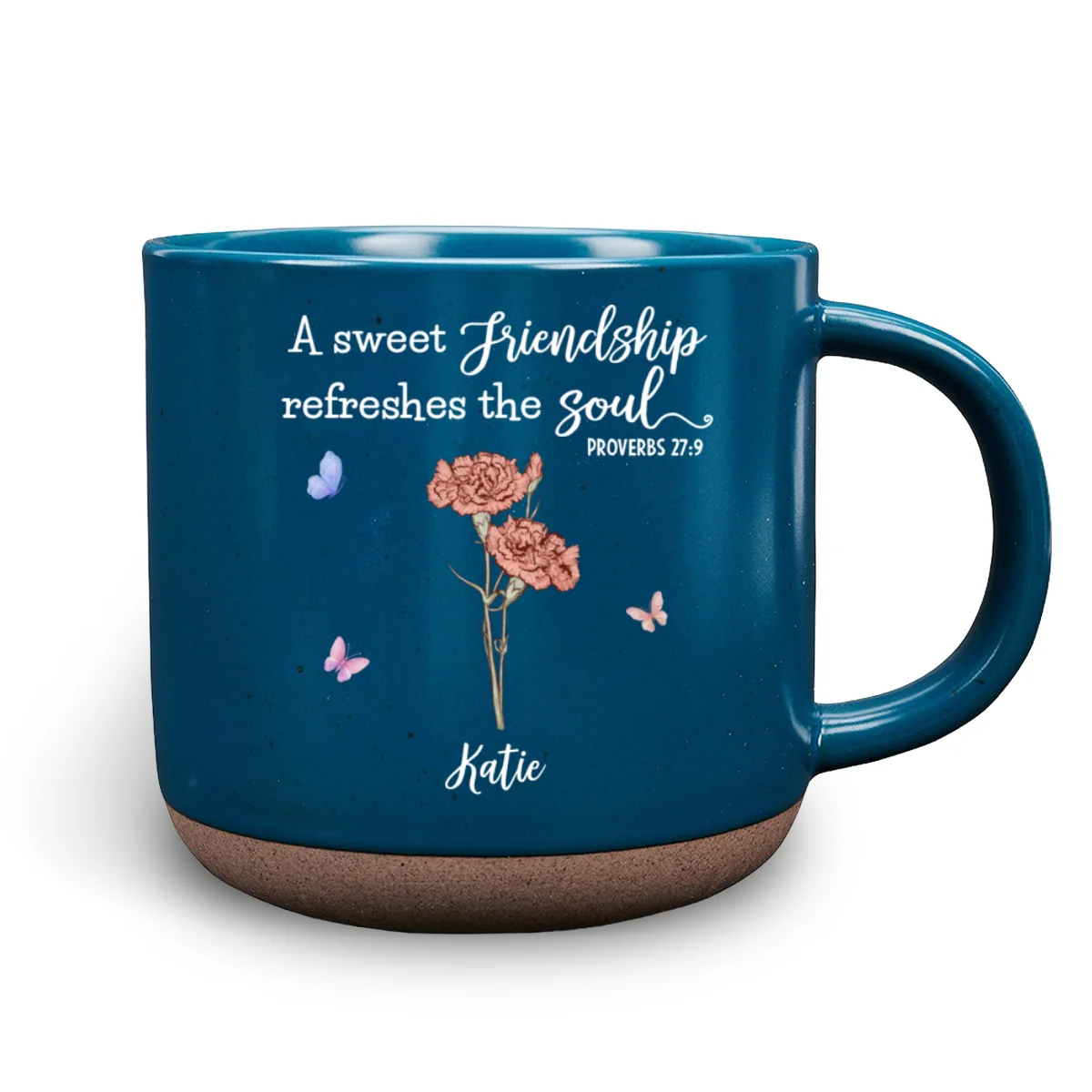 Friendship Refreshes The Soul - Personalized Custom Pottery Mug - Image 6