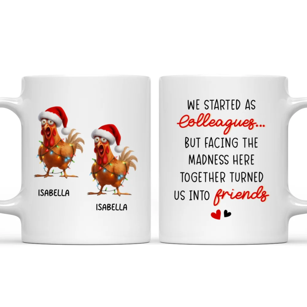 From Colleagues To Friends - Personalized Custom Coffee Mug - Image 7
