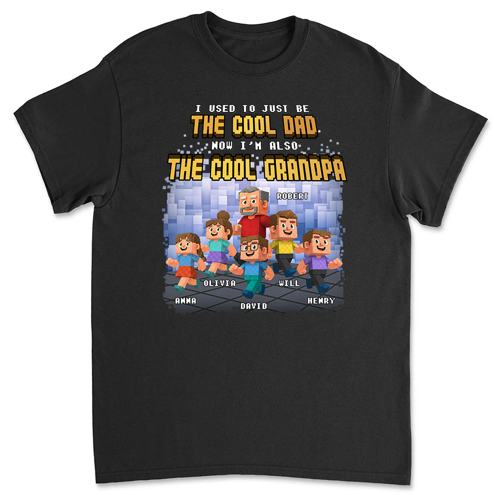 From Dad To Cool Grandpa - Personalized Custom Shirt