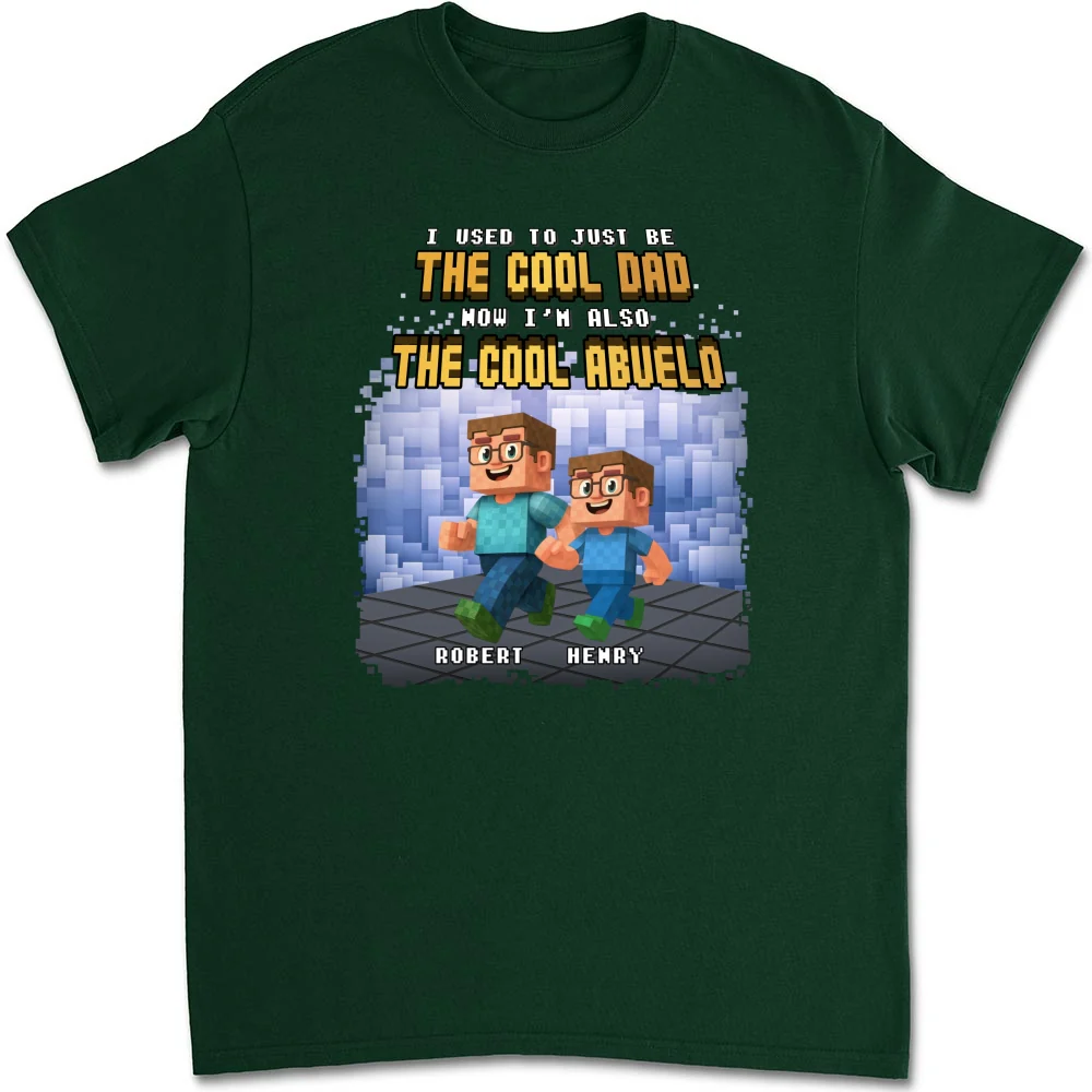 From Dad To Cool Grandpa - Personalized Custom Shirt - Image 8