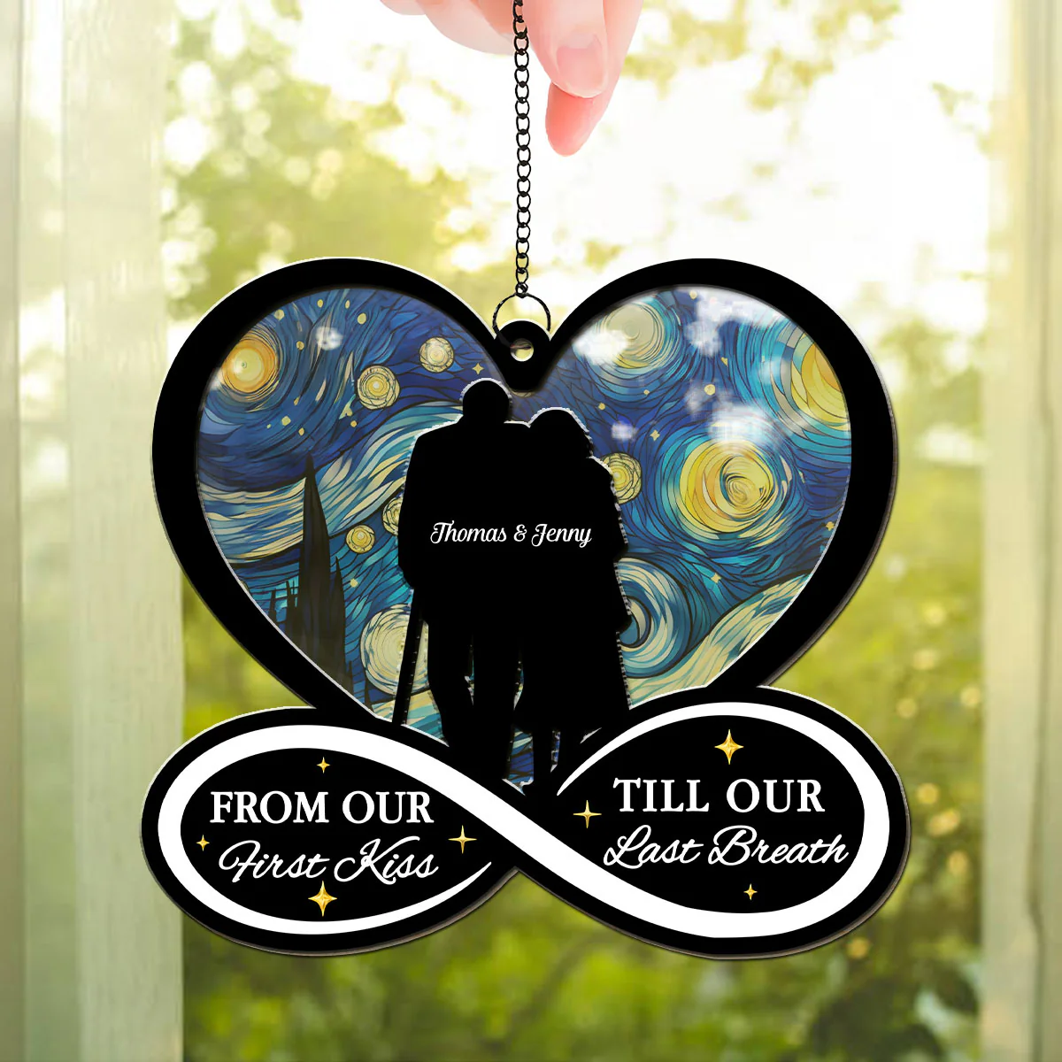 From First Till Last - Personalized Custom Suncatcher - Image 2