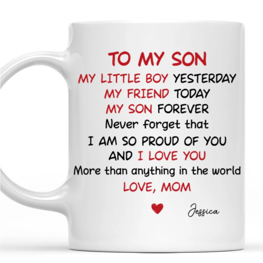From Mom With Love - Personalized Custom Coffee Mug - Image 7