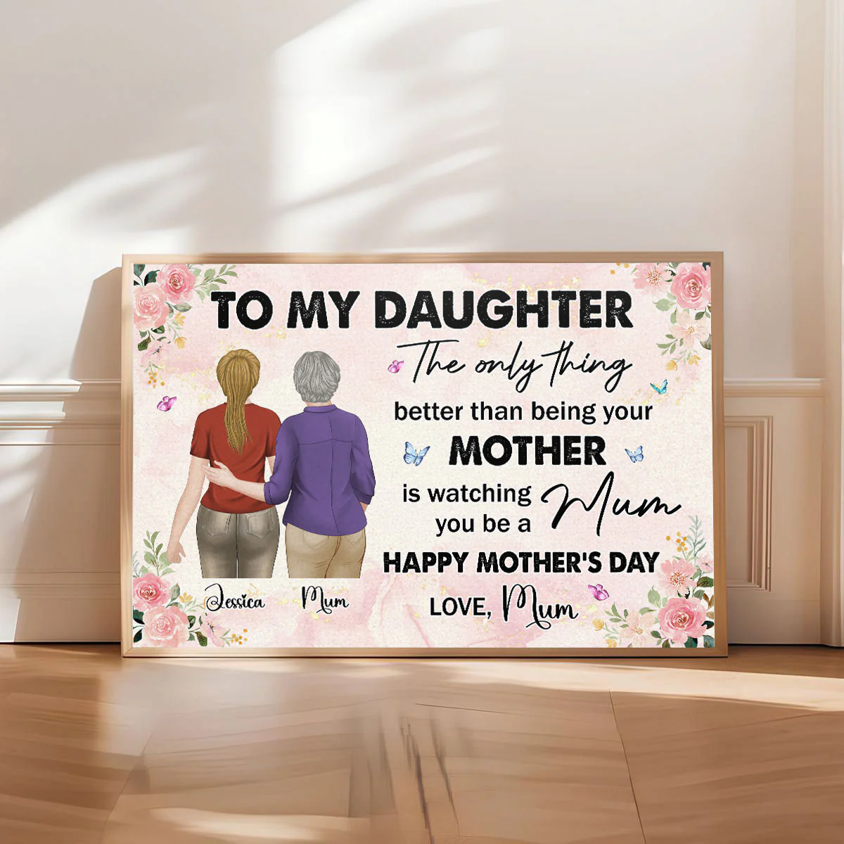 From Mother To Mum - Personalized Custom Poster - Image 3