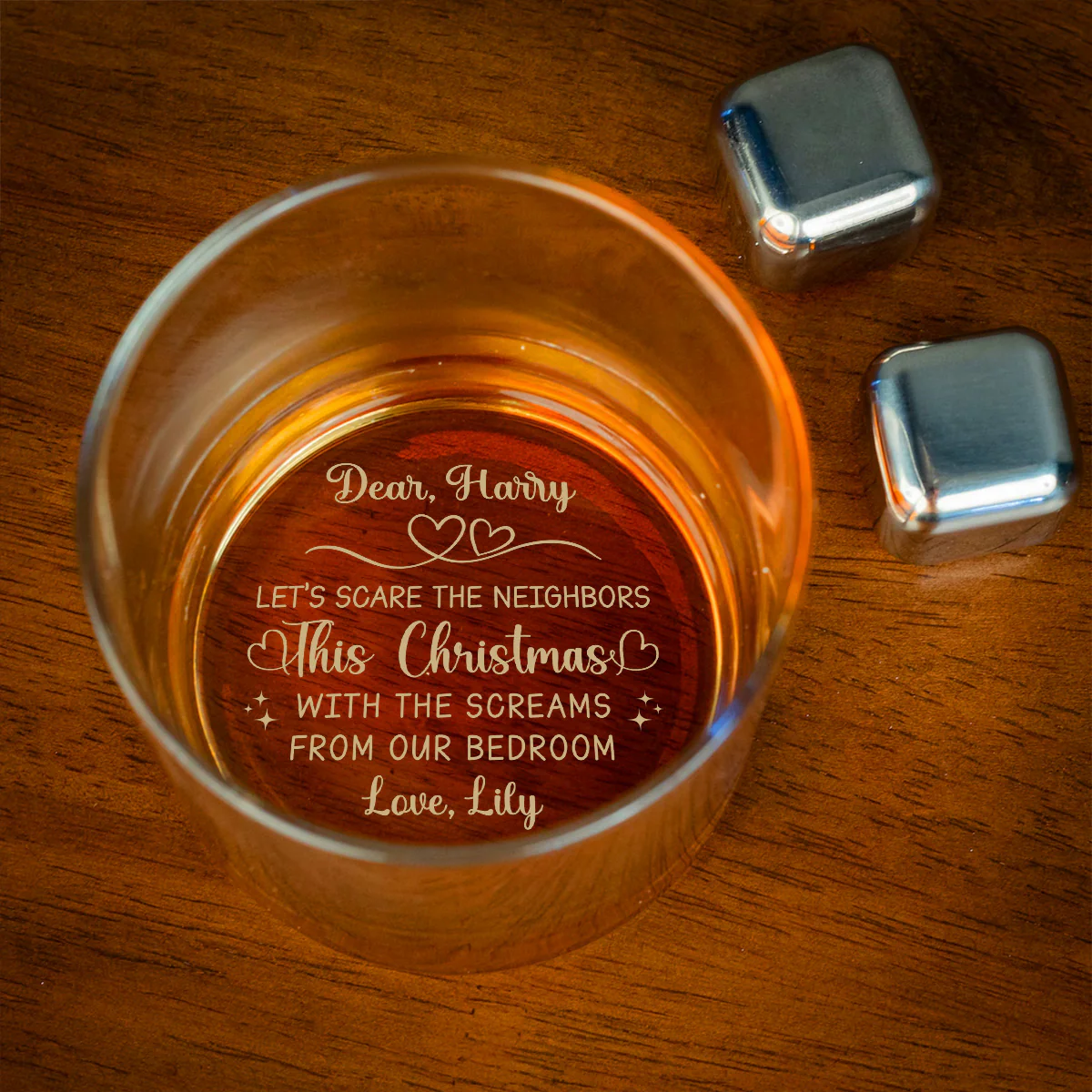 From Our Bedroom - Personalized Custom Engraved Whiskey Glass - Image 2