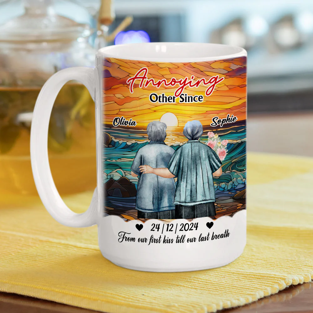 From Our First Kiss - Personalized Custom Coffee Mug - Image 12