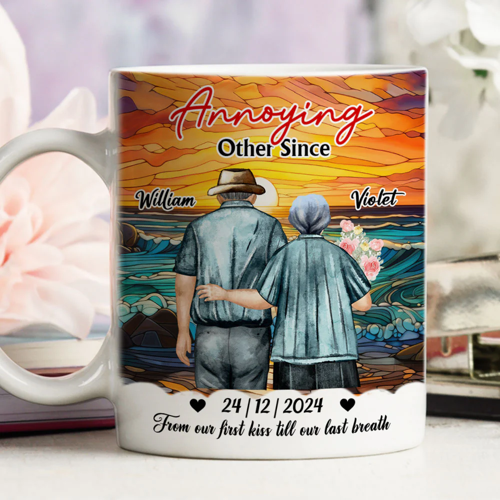 From Our First Kiss - Personalized Custom Coffee Mug - Image 4
