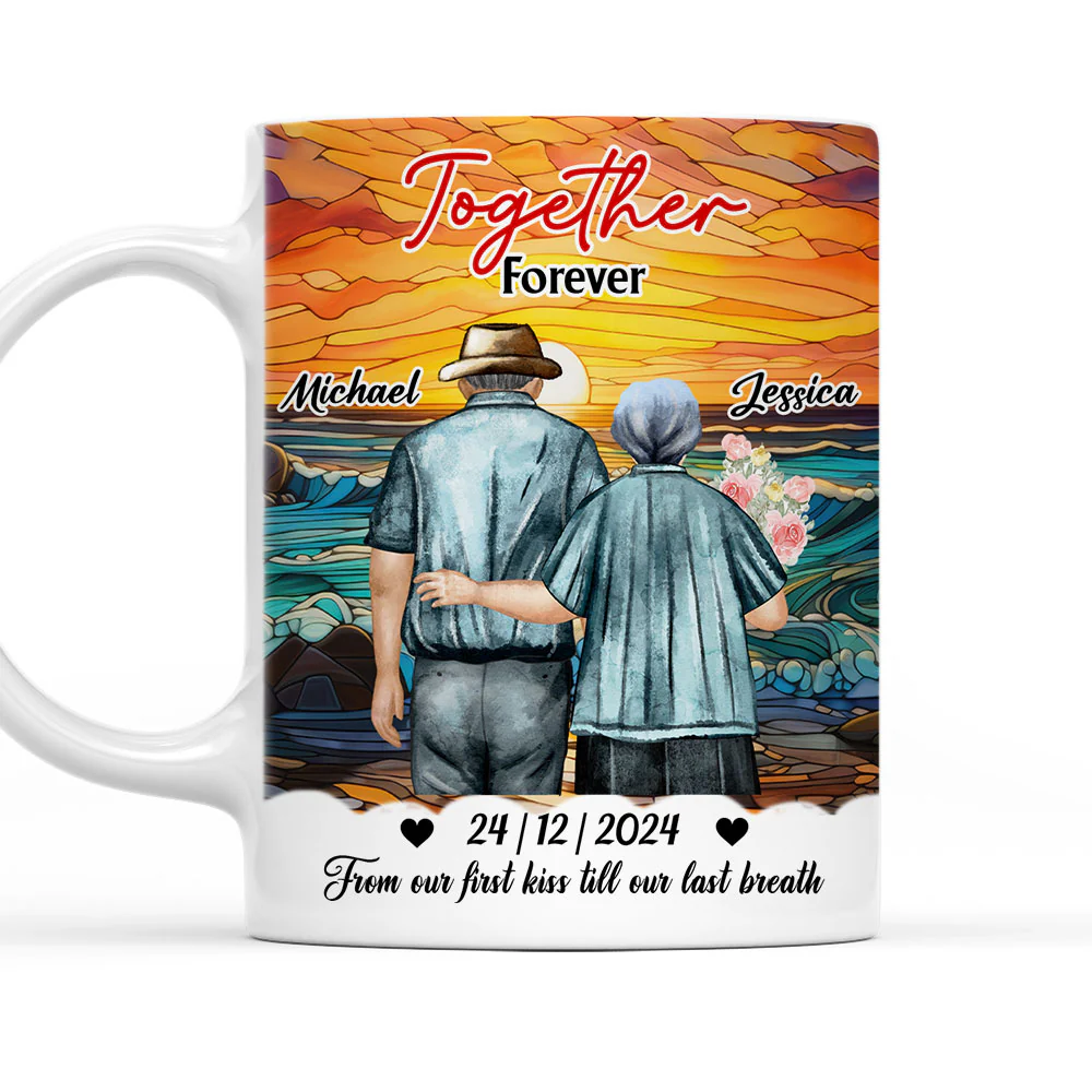 From Our First Kiss - Personalized Custom Coffee Mug - Image 8