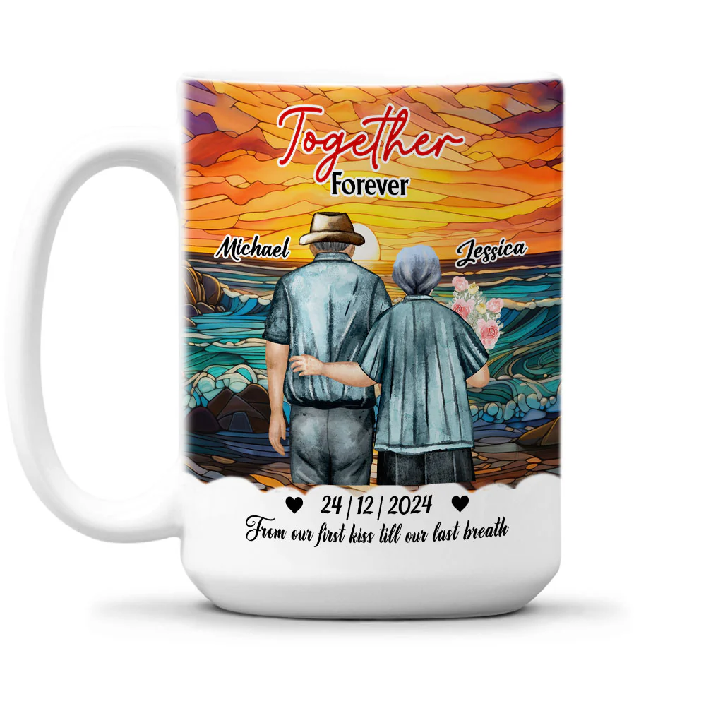 From Our First Kiss - Personalized Custom Coffee Mug - Image 9