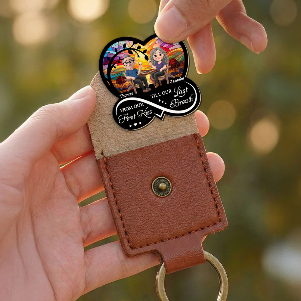 From Our First Kiss - Personalized Custom Wooden Pocket Hug - Image 4