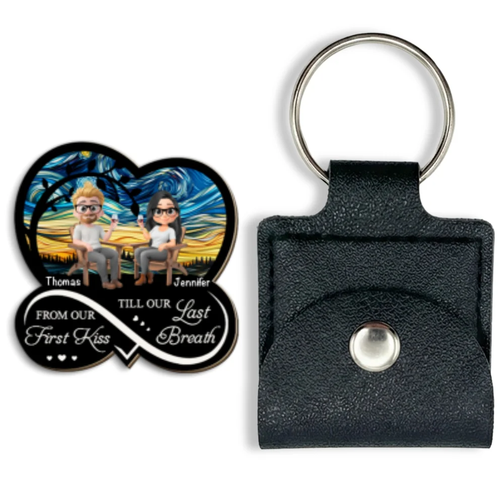 From Our First Kiss - Personalized Custom Wooden Pocket Hug - Image 7