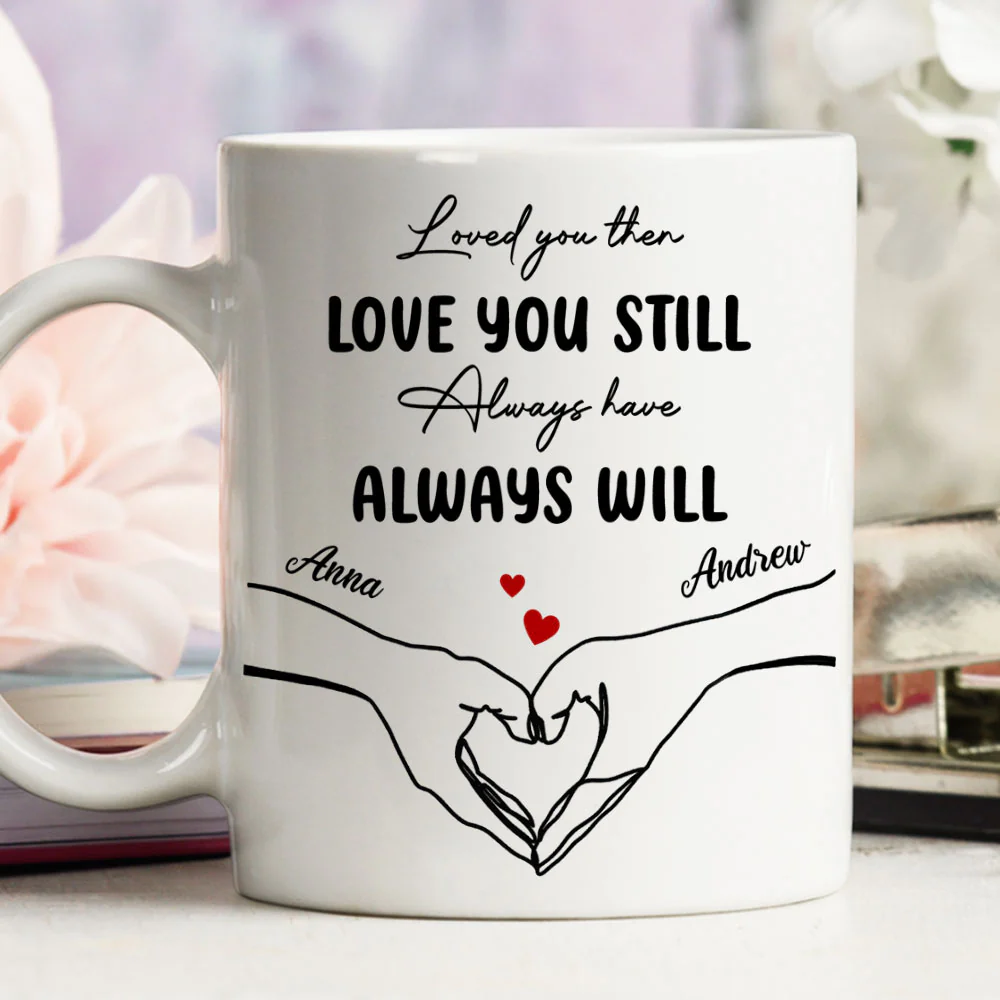 From Our First Kiss Till Our End- Personalized Custom Coffee Mug - Image 2