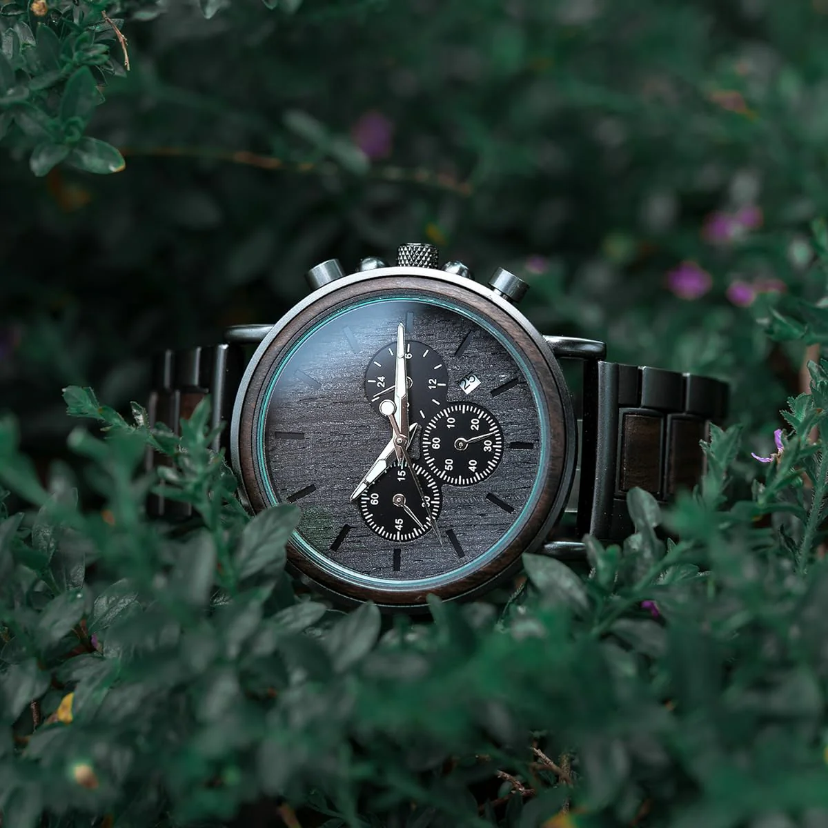 From Our First Kiss Till Our Last Breath - Personalized Engraved Wooden Watches GQ026 - Image 6
