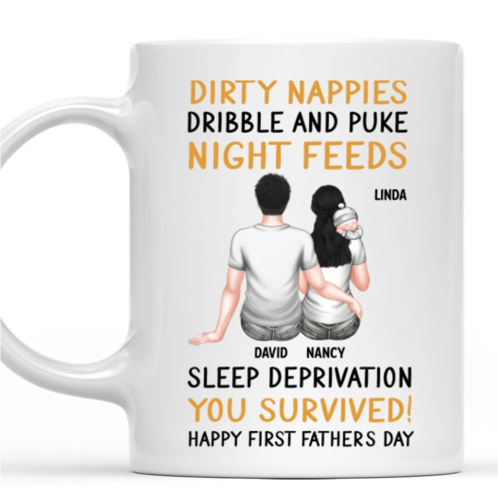 From Puke To Parenthood - Personalized Custom Coffee Mug - Image 5