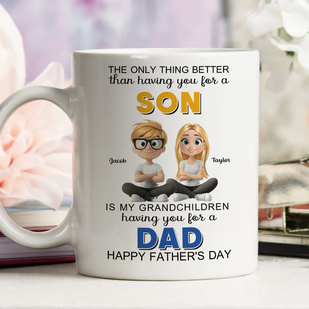 From Son To Mom Forever And Always - Personalized Custom Coffee Mug - Image 5