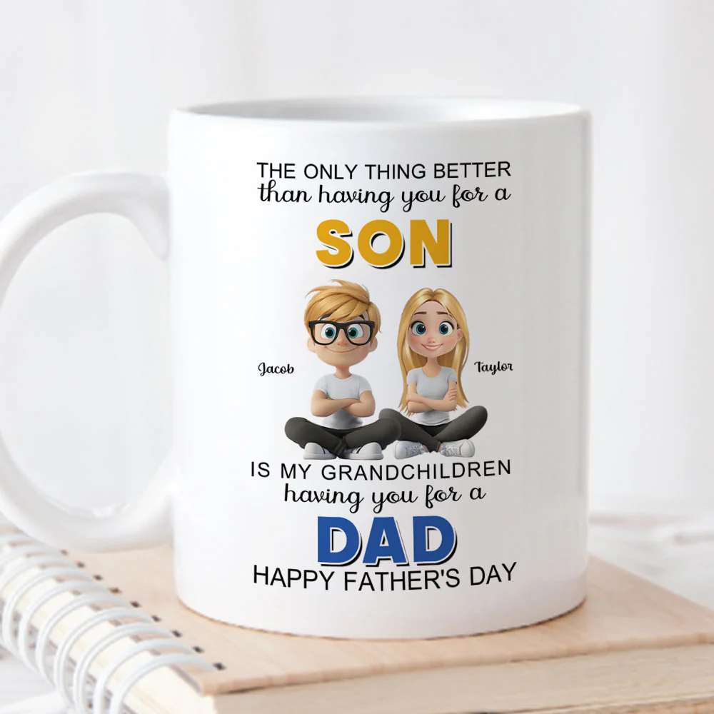 From Son To Mom Forever And Always - Personalized Custom Coffee Mug - Image 6