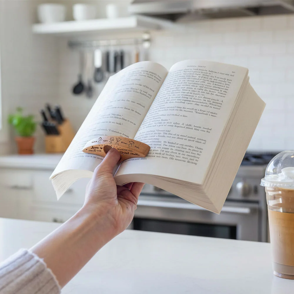 From The Reasons You Read - Personalized Custom Book Page Holder - Image 6