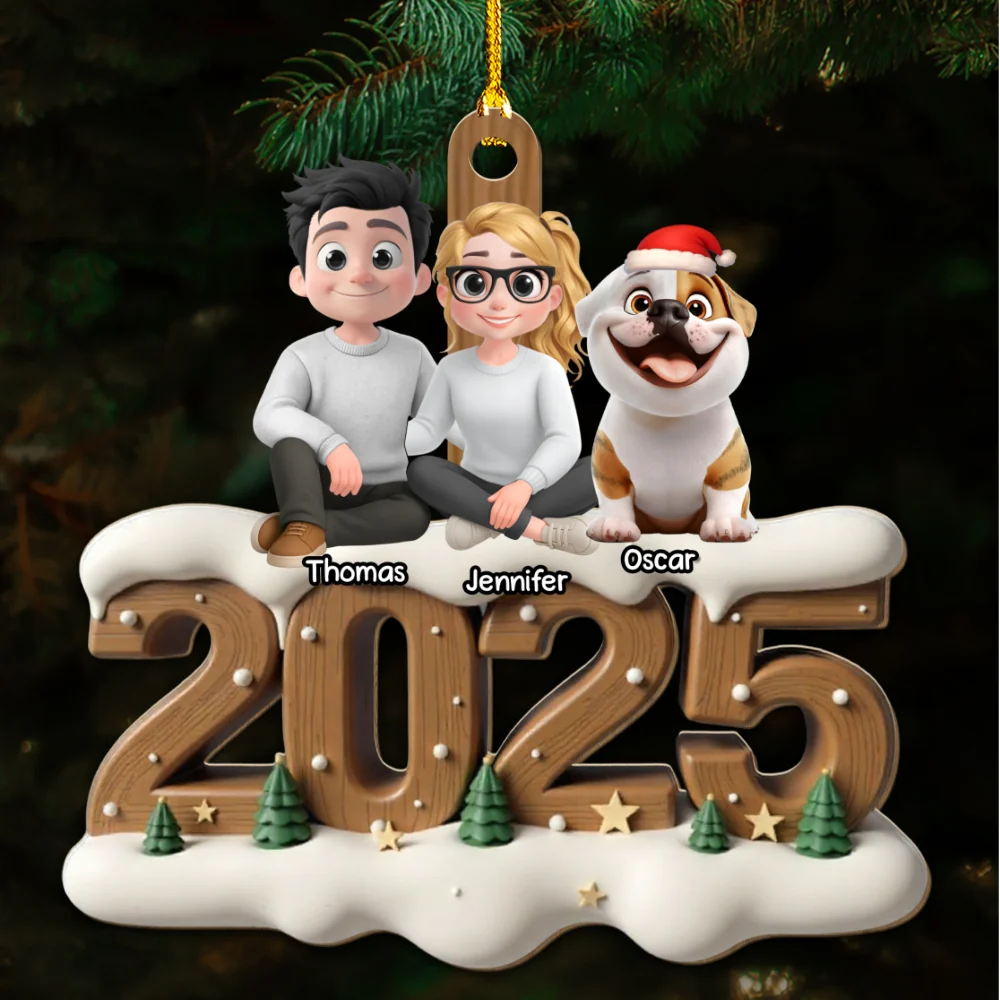 From This Year Fur Ver - Personalized Custom 3D Effect Wood Ornament - Image 5