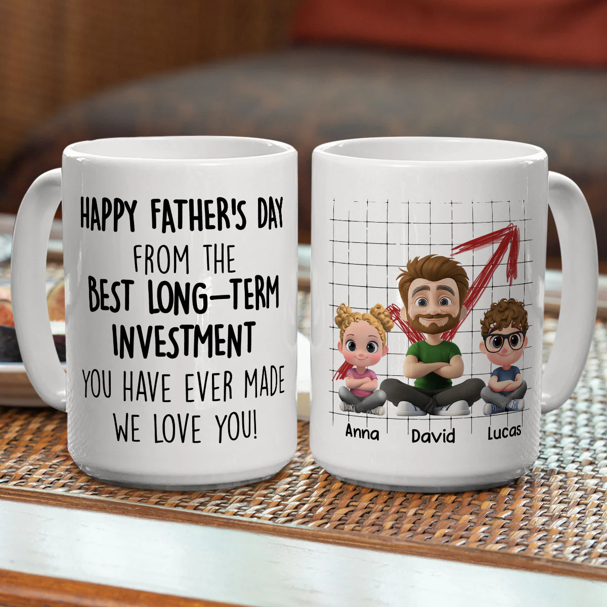 From Your Best Investment - Personalized Custom Coffee Mug - Image 5