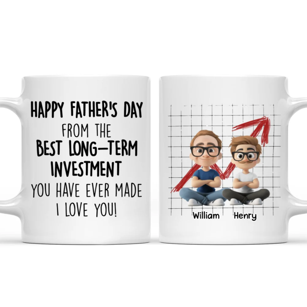 From Your Best Investment - Personalized Custom Coffee Mug - Image 8