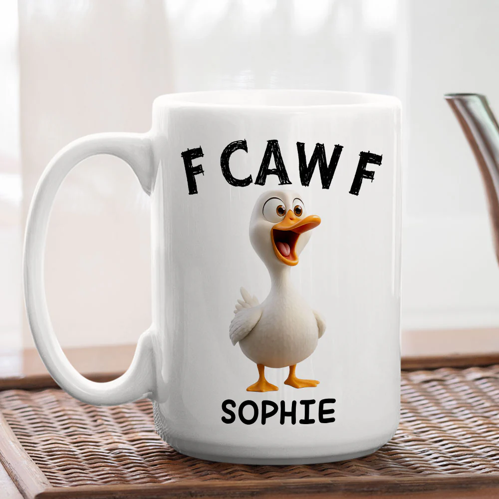 Fueled By Pure Cawfee Power - Personalized Custom Coffee Mug - Image 5