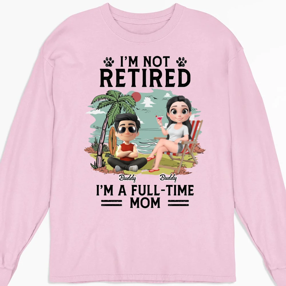 Full-Time Job Cartoon - Personalized Custom Shirt - Image 13
