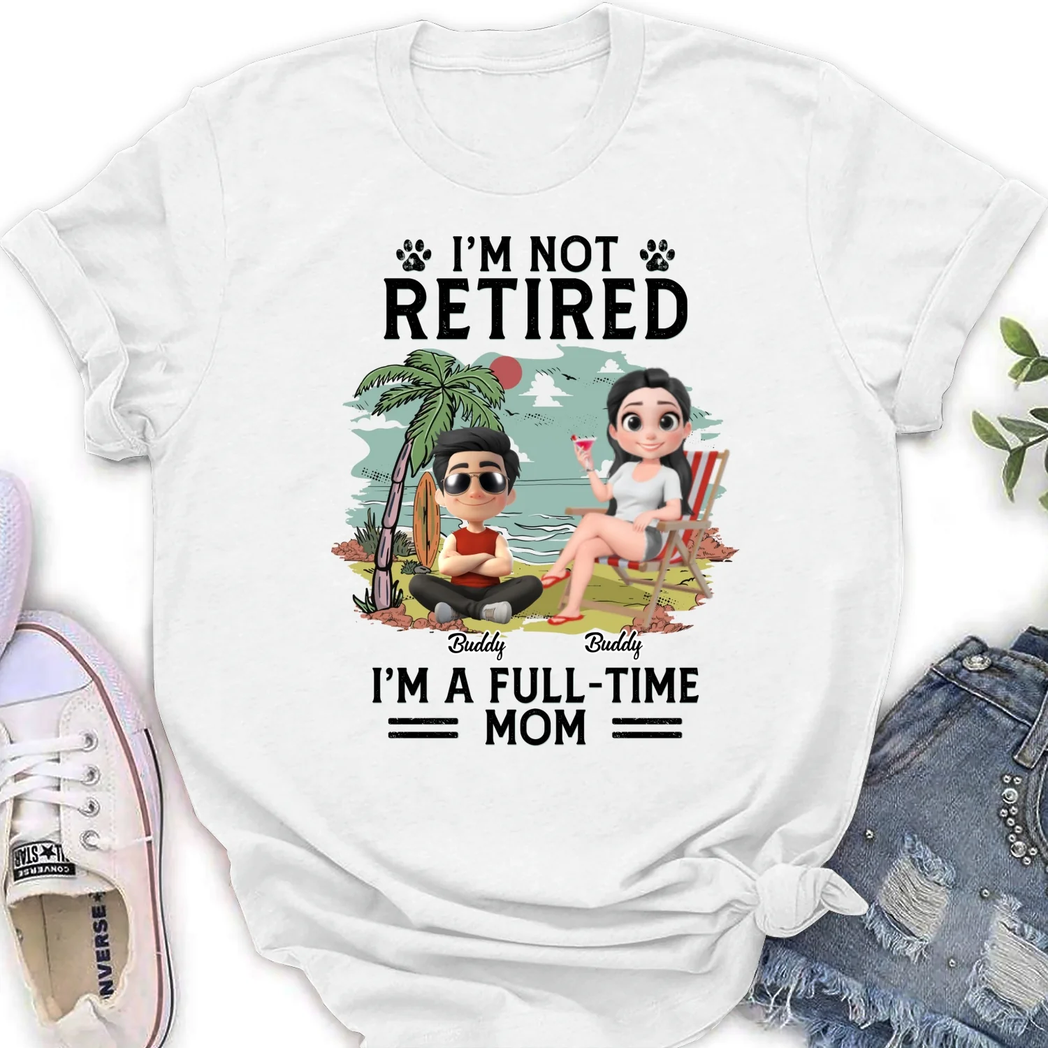 Full-Time Job Cartoon - Personalized Custom Shirt - Image 17