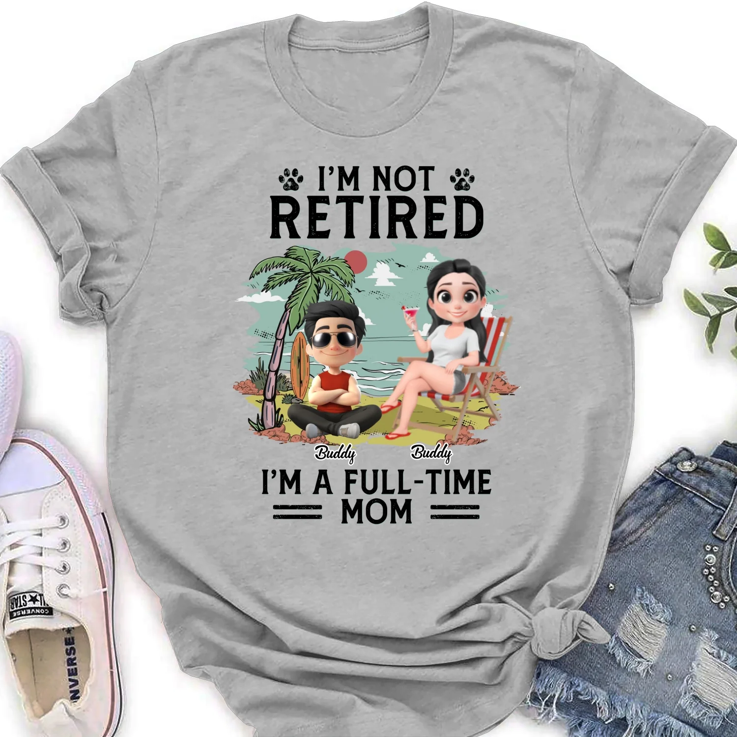 Full-Time Job Cartoon - Personalized Custom Shirt - Image 18