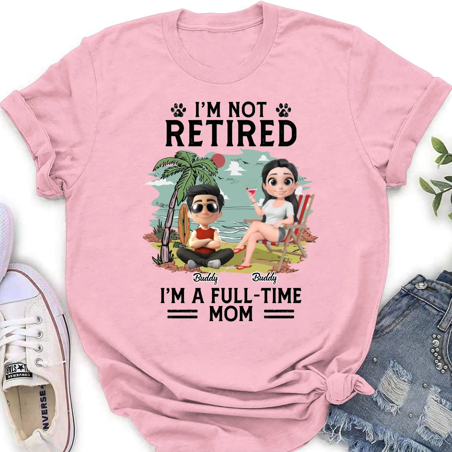 Full-Time Job Cartoon - Personalized Custom Shirt - Image 19