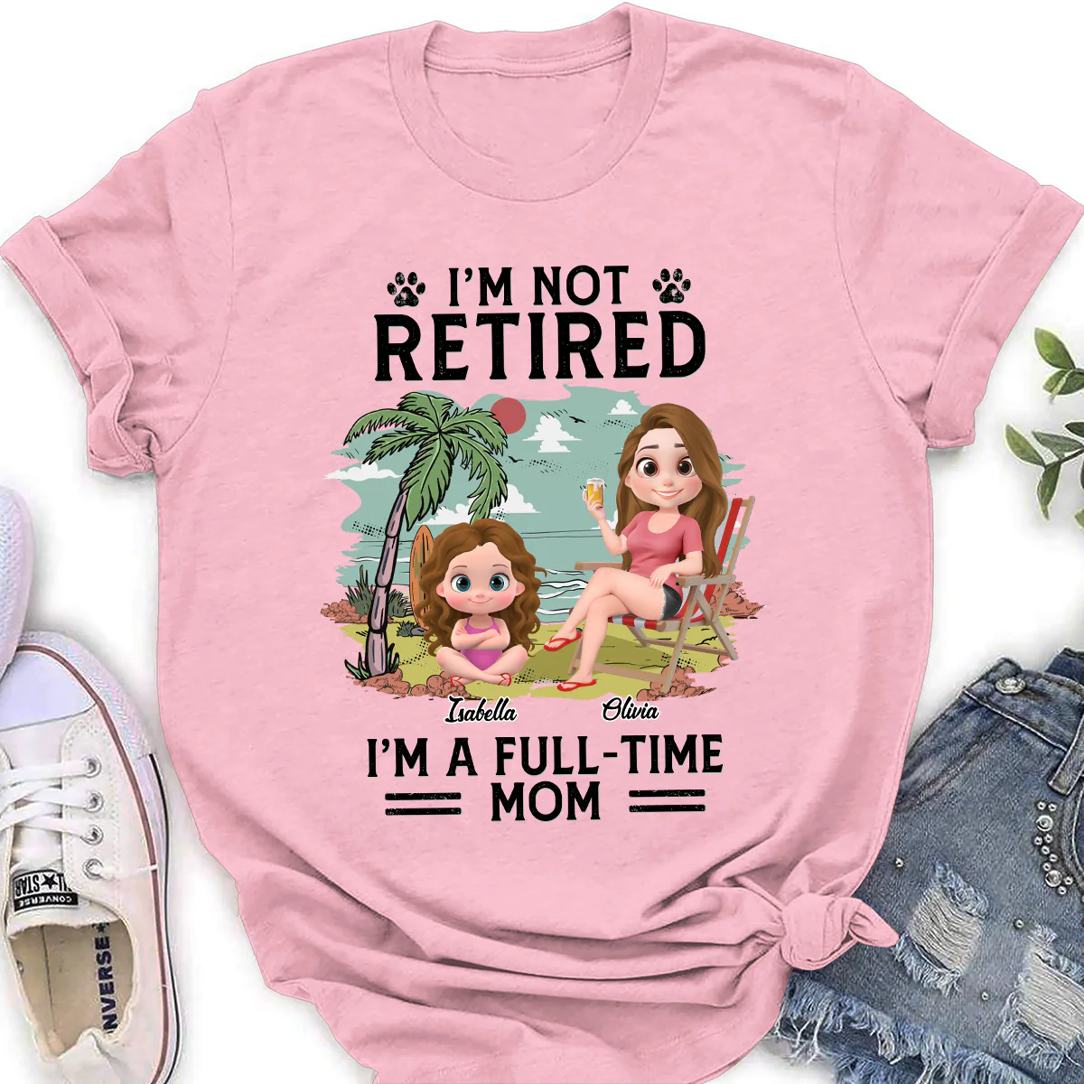 Full-Time Job Cartoon - Personalized Custom Shirt - Image 5