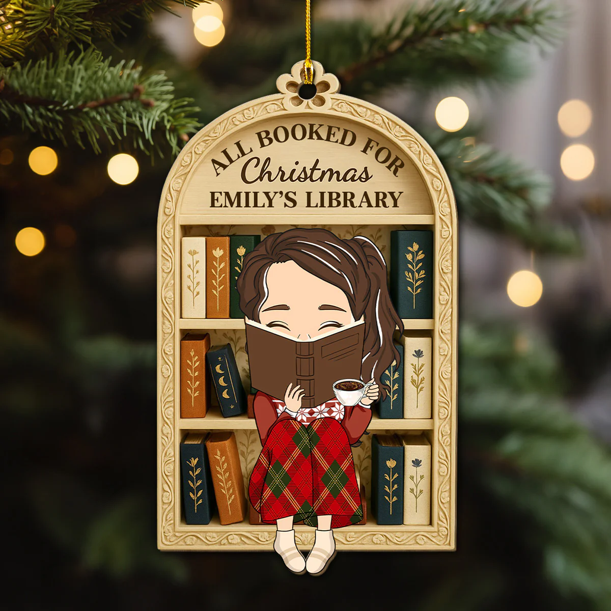Fully Booked This Christmas Season - Personalized Custom 3D Effect Wood Ornament