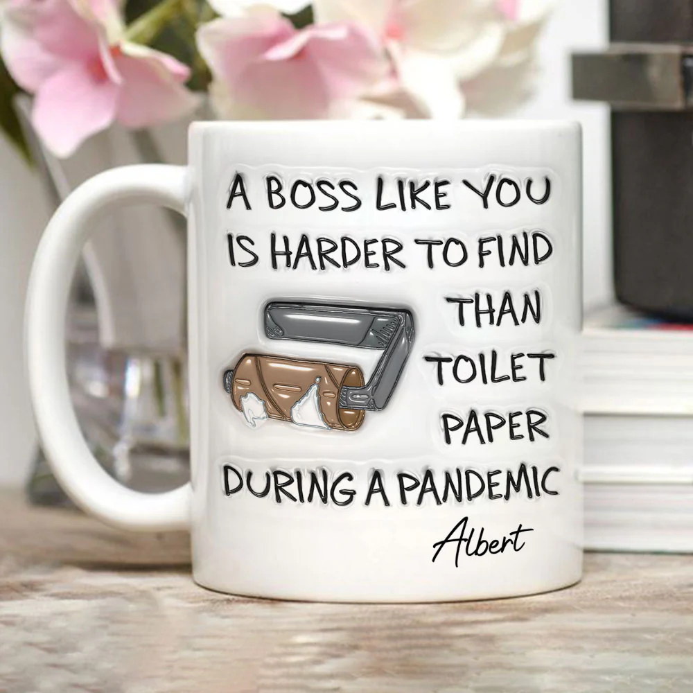 Funny Boss Appreciation - Personalized Custom 3D Inflated Effect Mug - Image 3