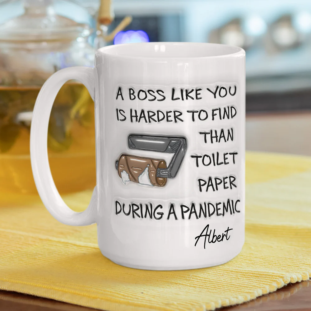 Funny Boss Appreciation - Personalized Custom 3D Inflated Effect Mug - Image 5