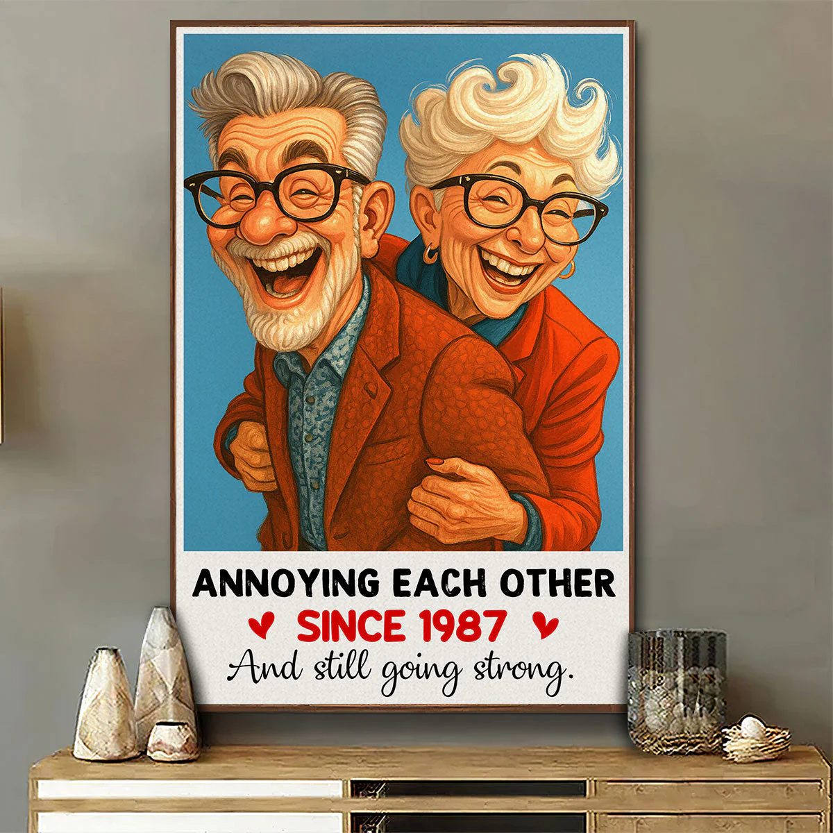 Funny Forever Love - Personalized Custom Poster - Image 5