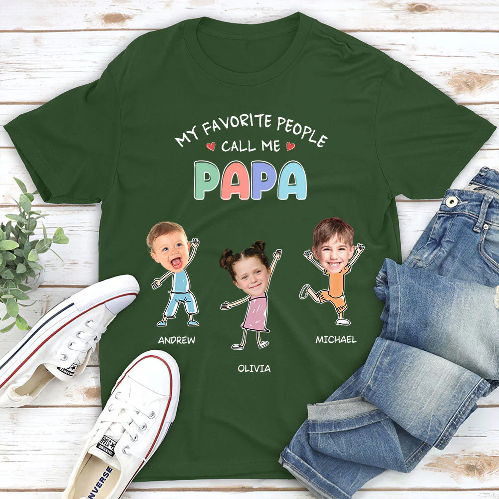 Funny Grandpa - Personalized Custom Shirt - Image 4