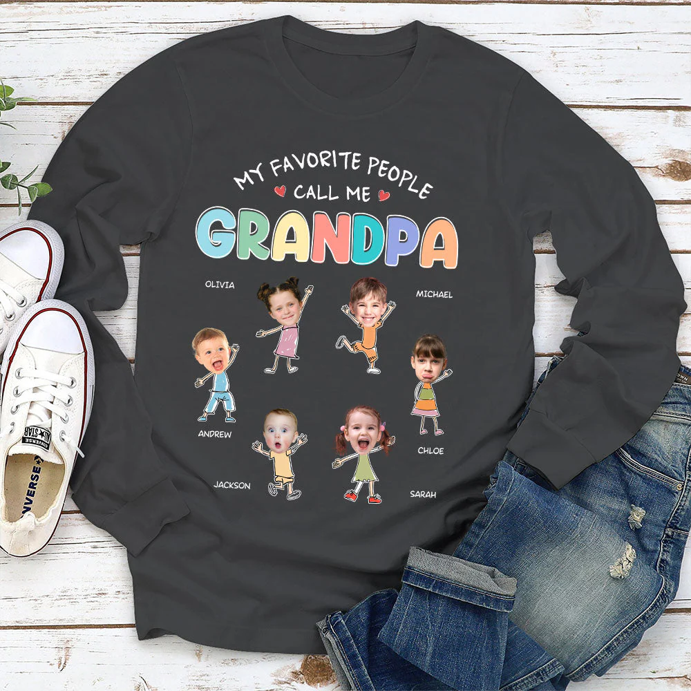 Funny Grandpa - Personalized Custom Shirt - Image 7