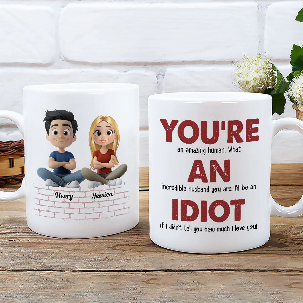Funny Love - Personalized Custom Coffee Mug - Image 3