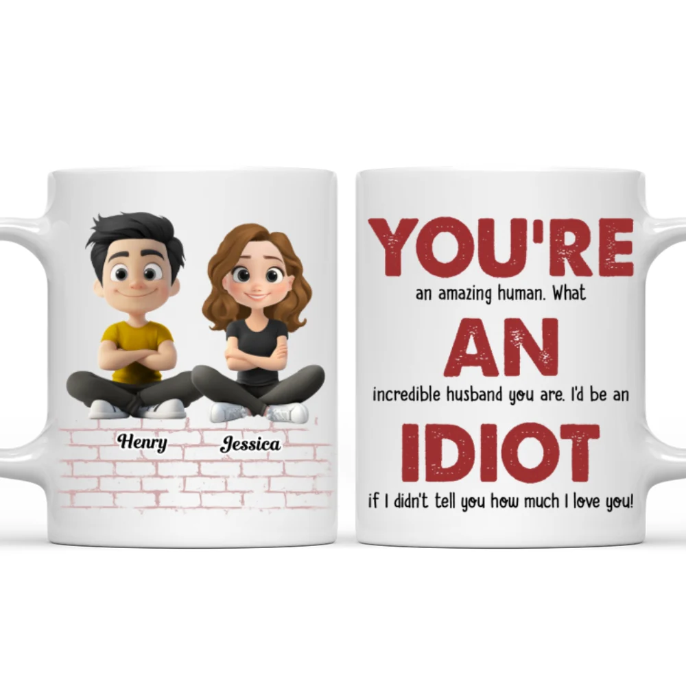 Funny Love - Personalized Custom Coffee Mug - Image 7