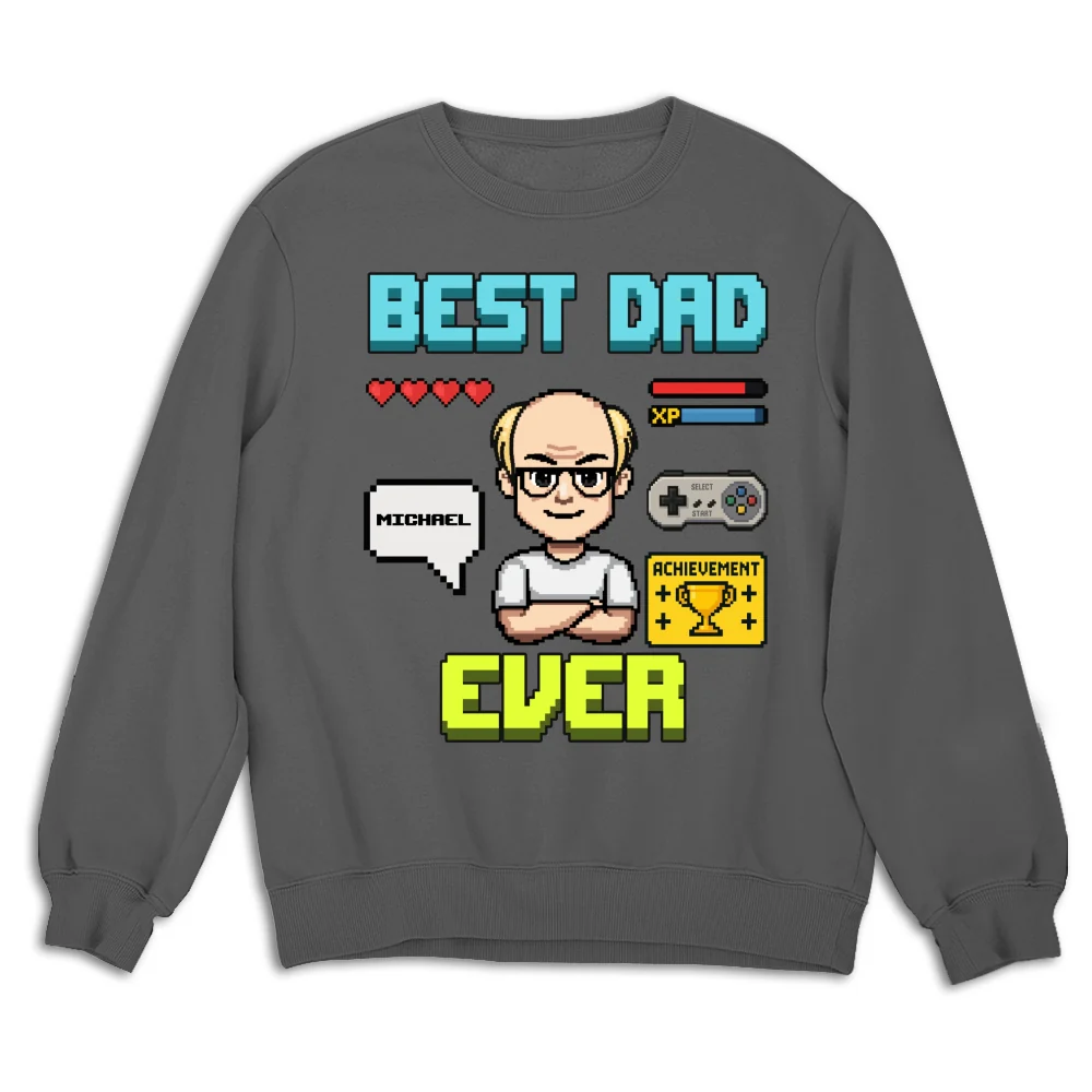 Gamer Dad Level Up - Personalized Custom Shirt - Image 13