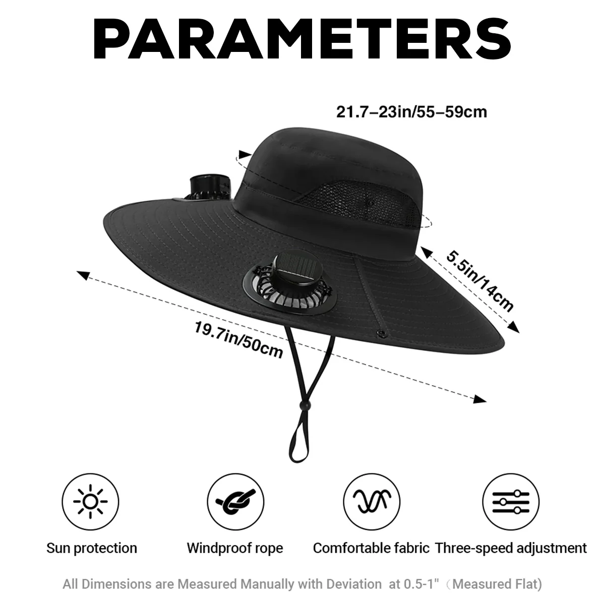 Garden Hair Do Not Care - Personalized Custom Solar Fan Hat - Image 5