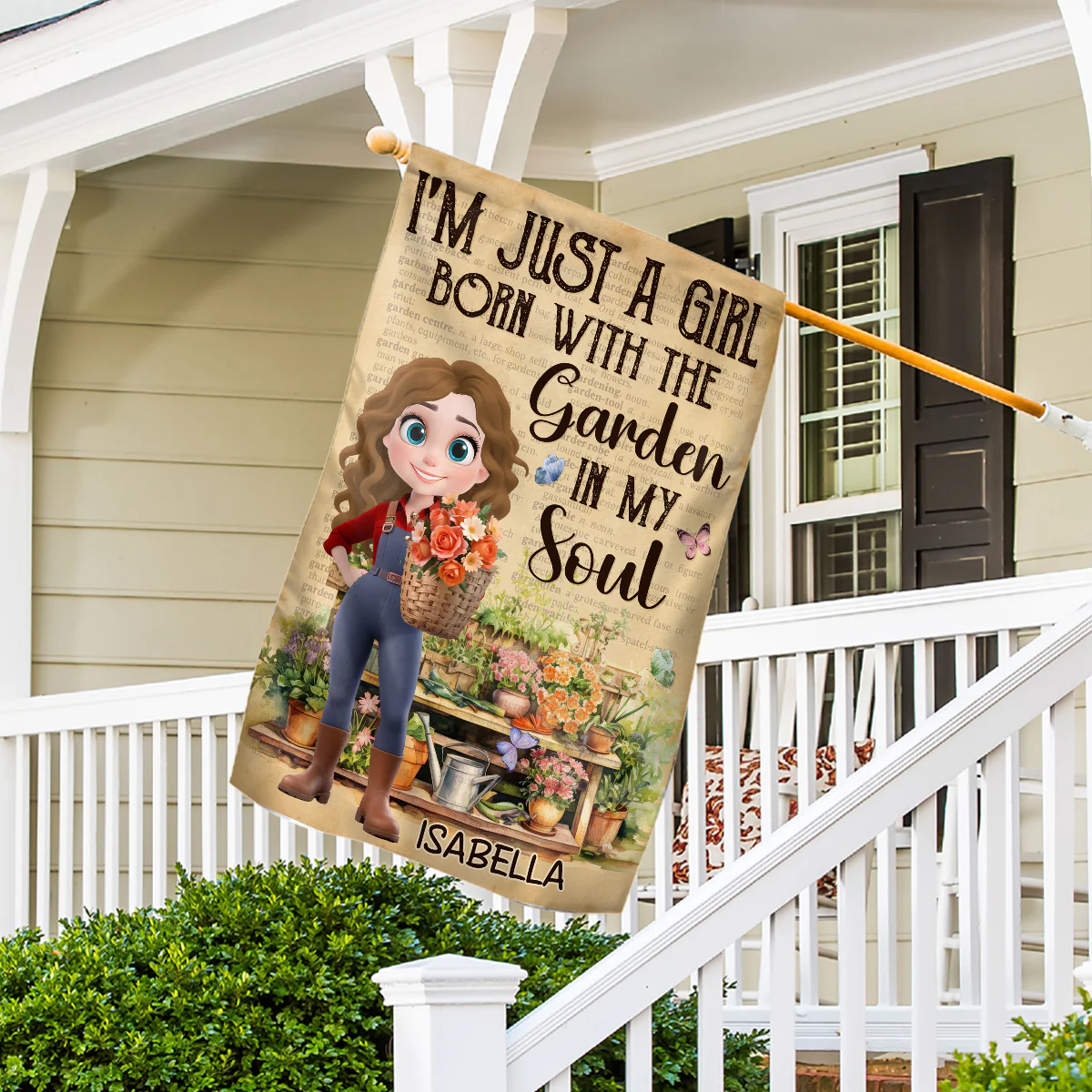 Garden In My Soul - Personalized Custom Flag - Image 5