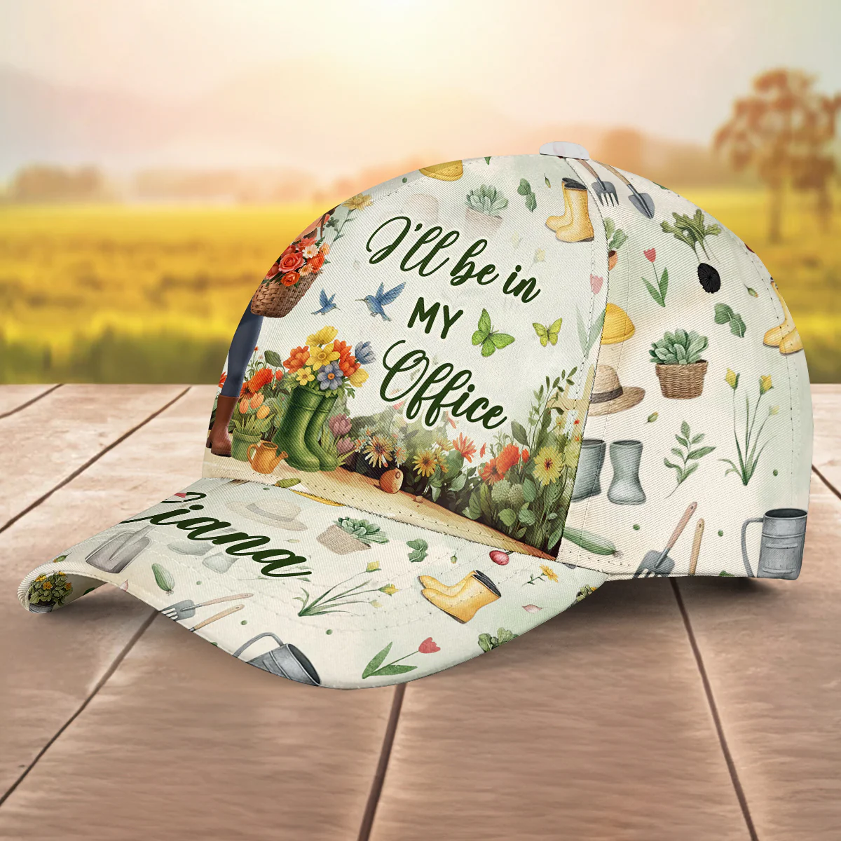 Garden Mom - Personalized Custom Classic Cap - Image 4