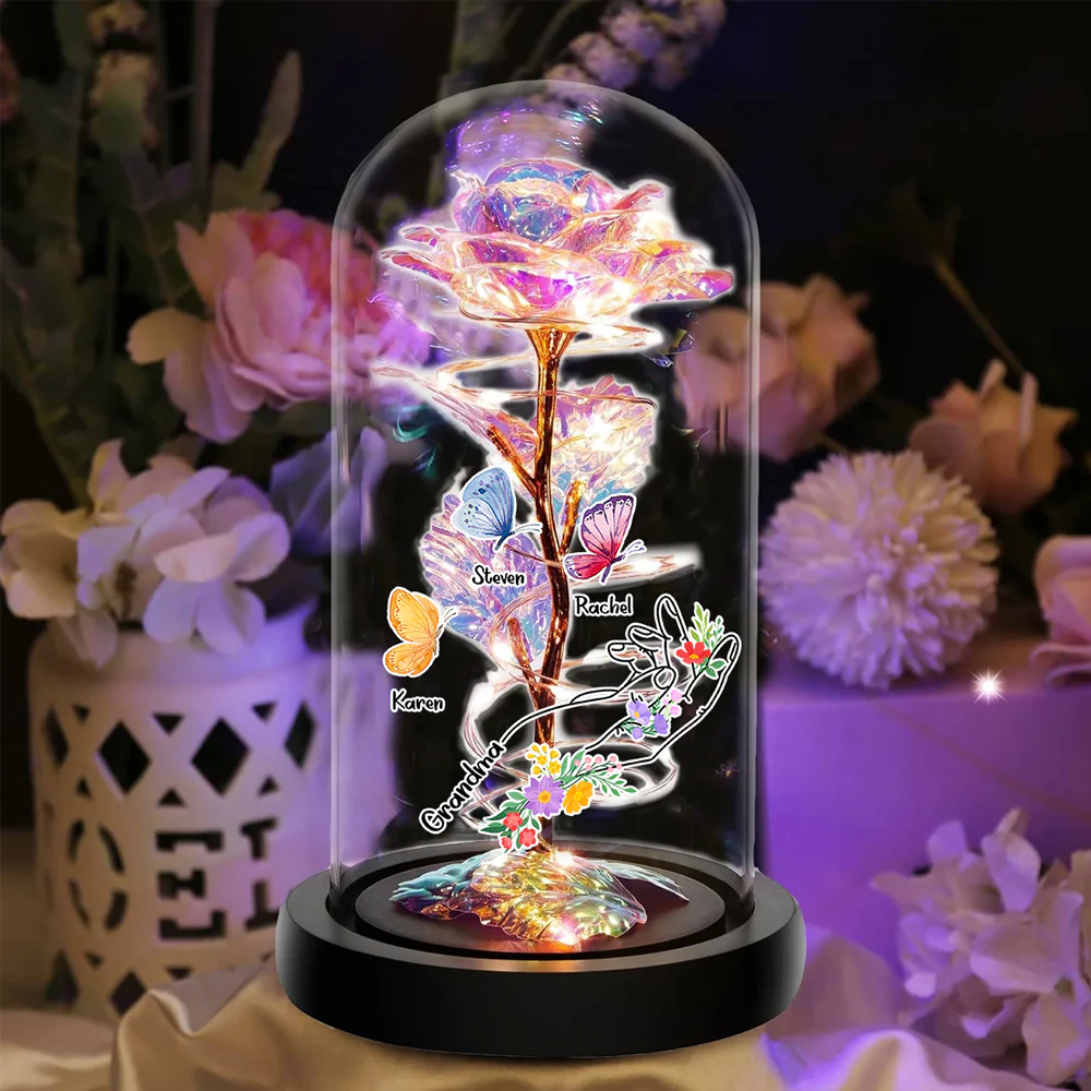 Garden Of Love - Personalized Custom Sparkly Rose - Image 5