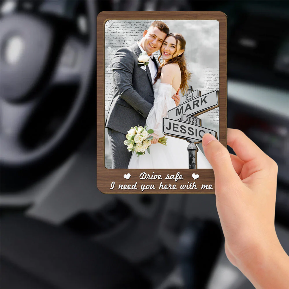 Get Home Safe - Personalized Custom Car Visor Clip - Image 2