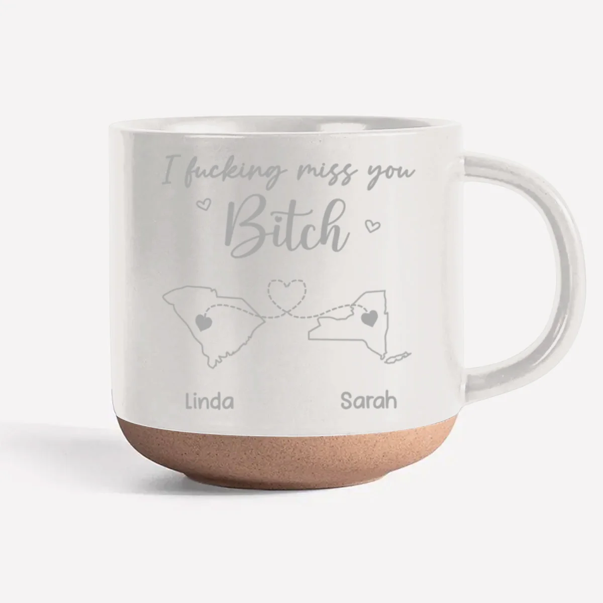 Get Your Ass Back Here - Personalized Custom Engraved Pottery Mug - Image 8