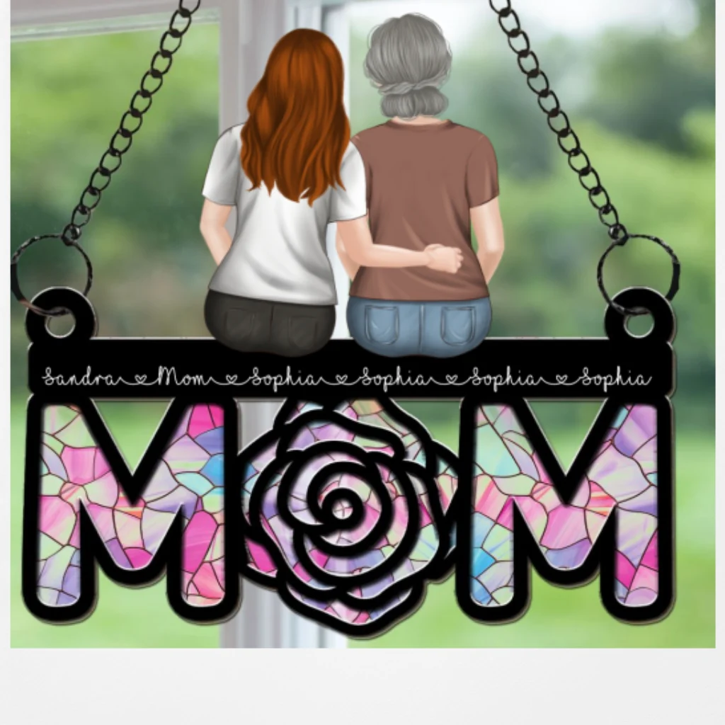 Gift For Mom - Personalized Custom Suncatcher - Image 5