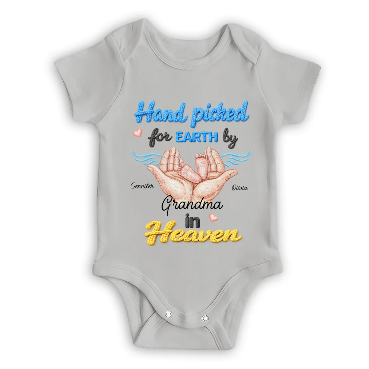 Gift From Heaven - Personalized Custom Baby Onesie - Image 7