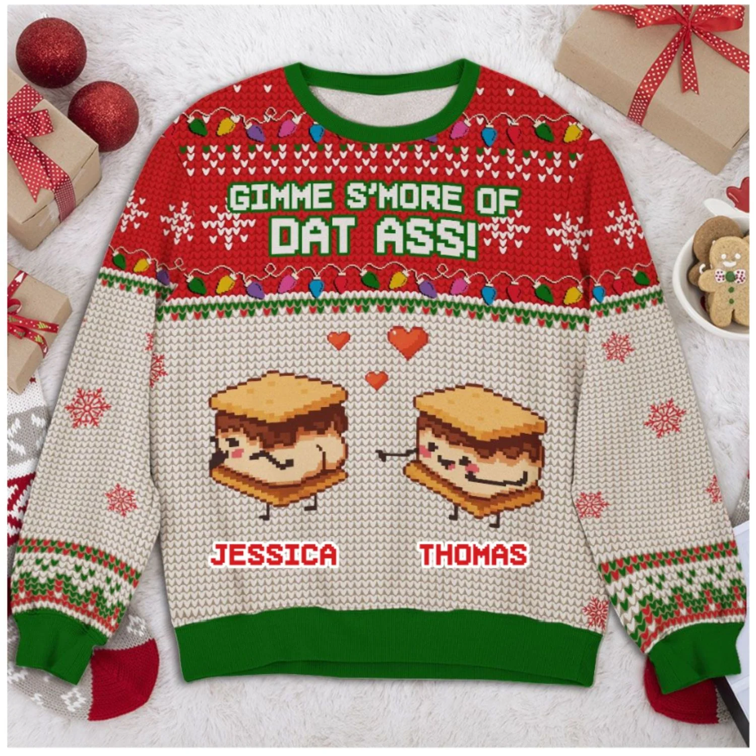 Gimme Some More - Personalized Custom All-Over-Print Sweatshirt - Image 7