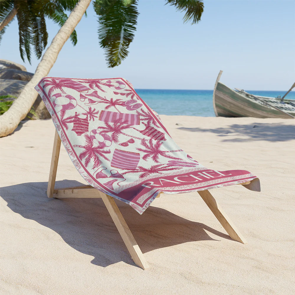 Girls Trip - Personalized Custom Beach Towel - Image 5