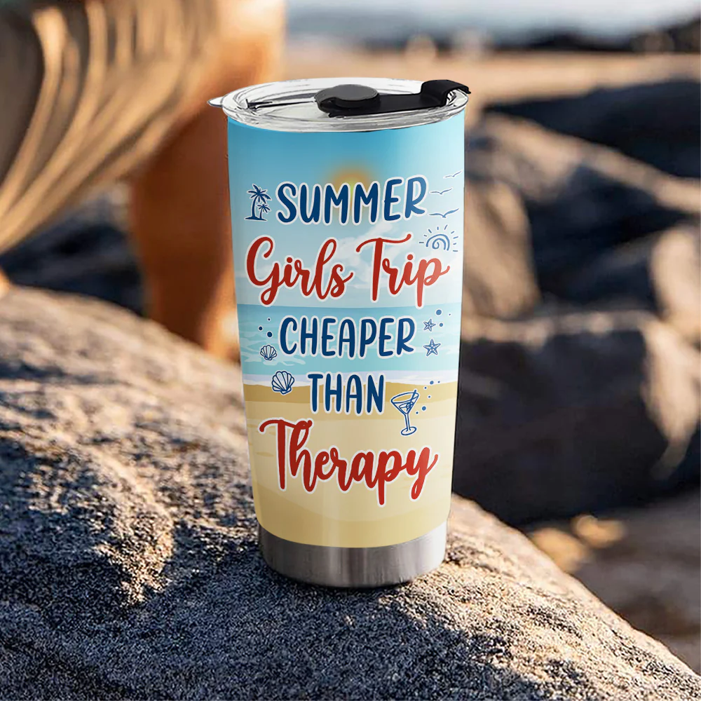 Girls Trip - Personalized Custom Tumbler - Image 3